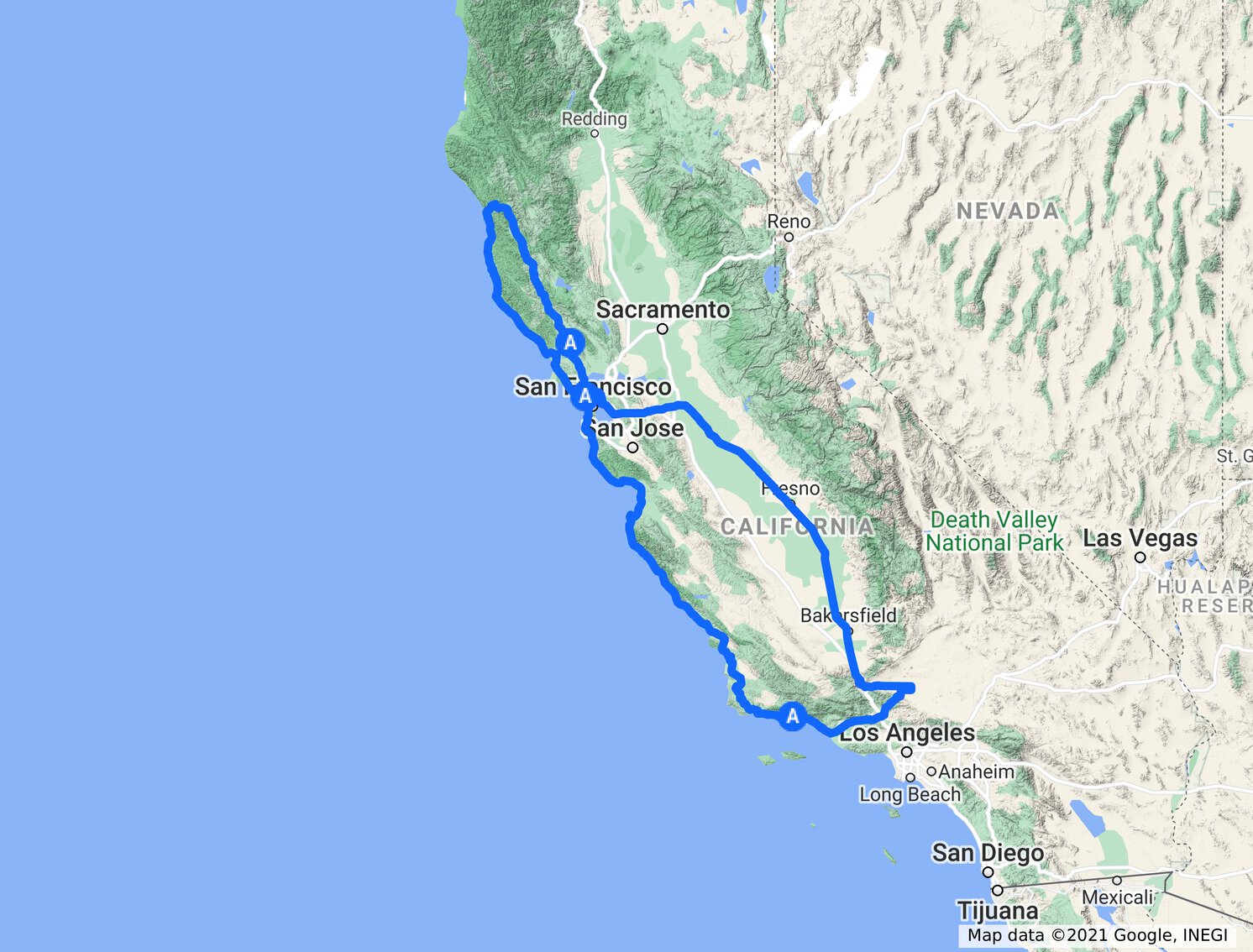 Route map