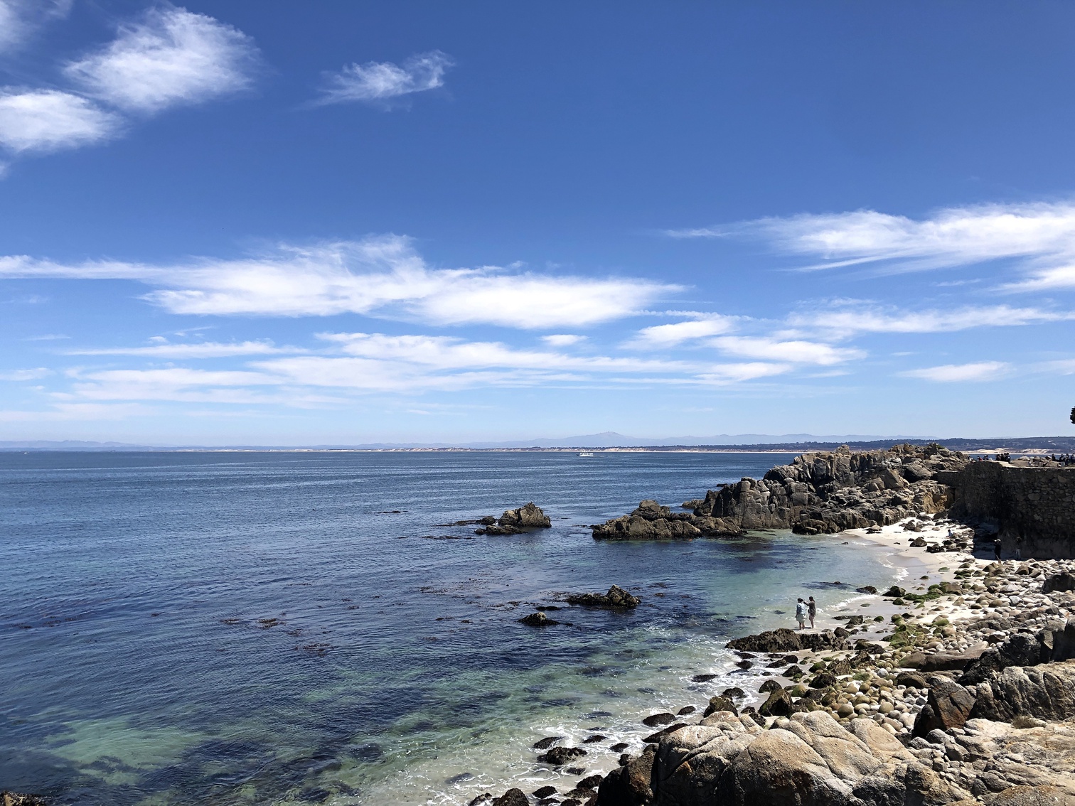 A beach in Pacific Grove