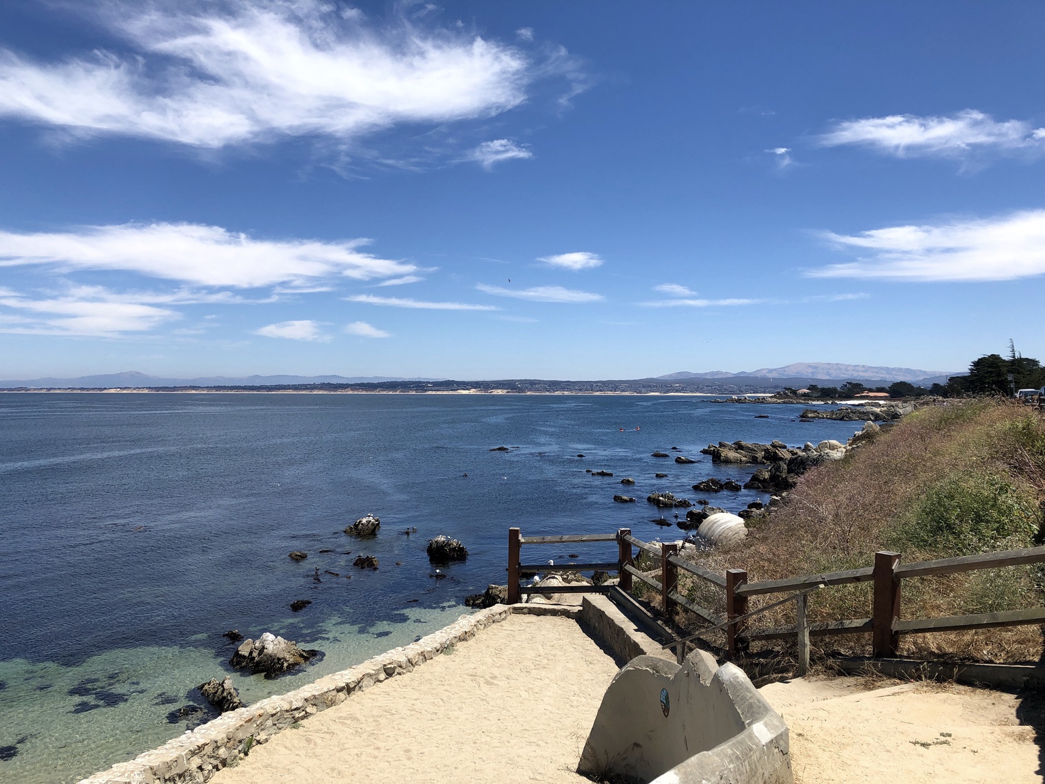 Looking east away from Pacific Grove