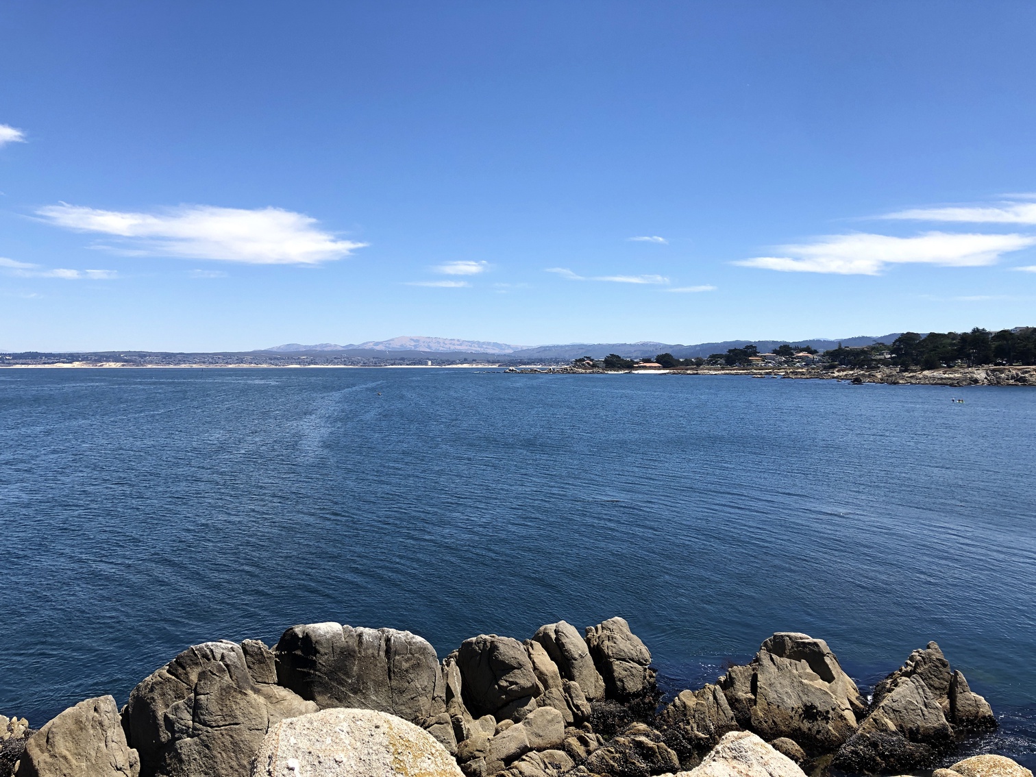 A view of the bay from Lovers Point